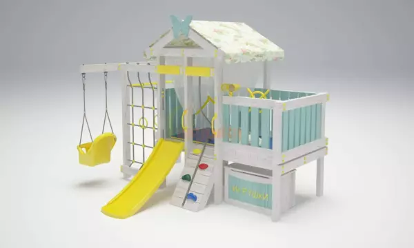 Игровой комплекс Савушка Baby 6 голубой